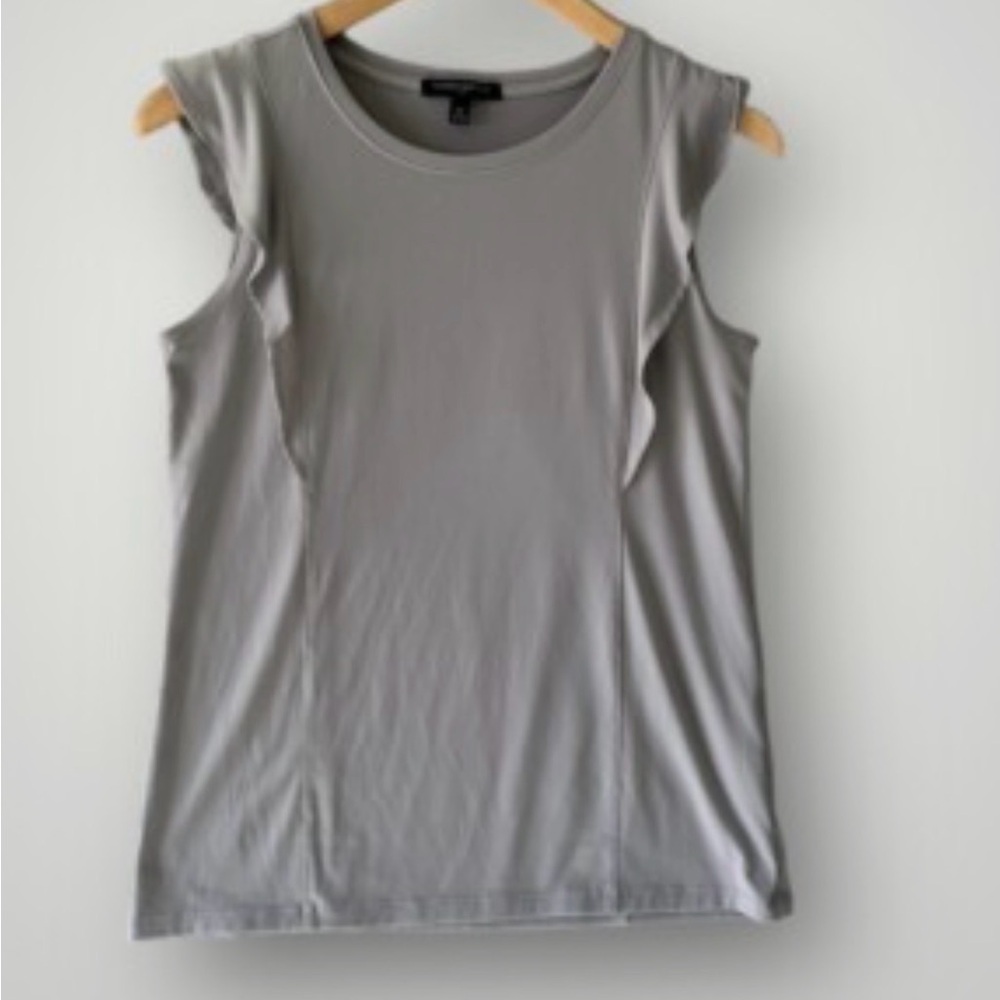 Gray Sleeveless Banana Republic Butterfly Top
